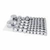 75 Pcs/Set Motorcycle Bolt Toppers Cover Black/Silver Chrome Cap With 5 Screw For Harley Road Glide FLT Road King FLH 2007-2013
