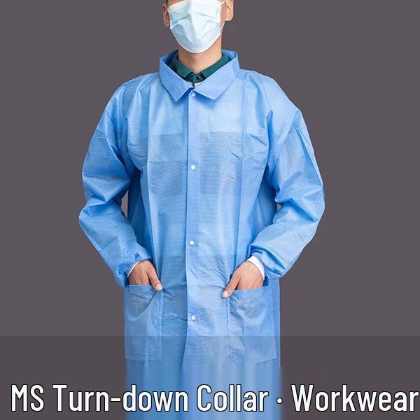 Breathable Disposable White Protective Suit - Dustproof Coat for Experiments and Visits, Available In Thin and Thick Styles, Adult Size