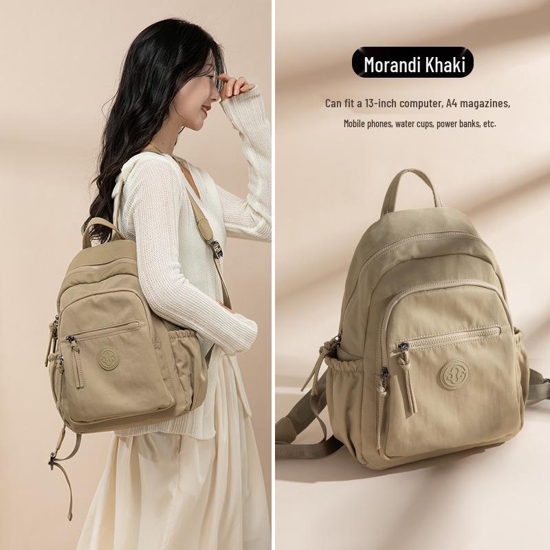 Zaino in Tela Leggero Versatile da Donna - per Pendolarismo, Viaggio e Studenti con Grande Capacità