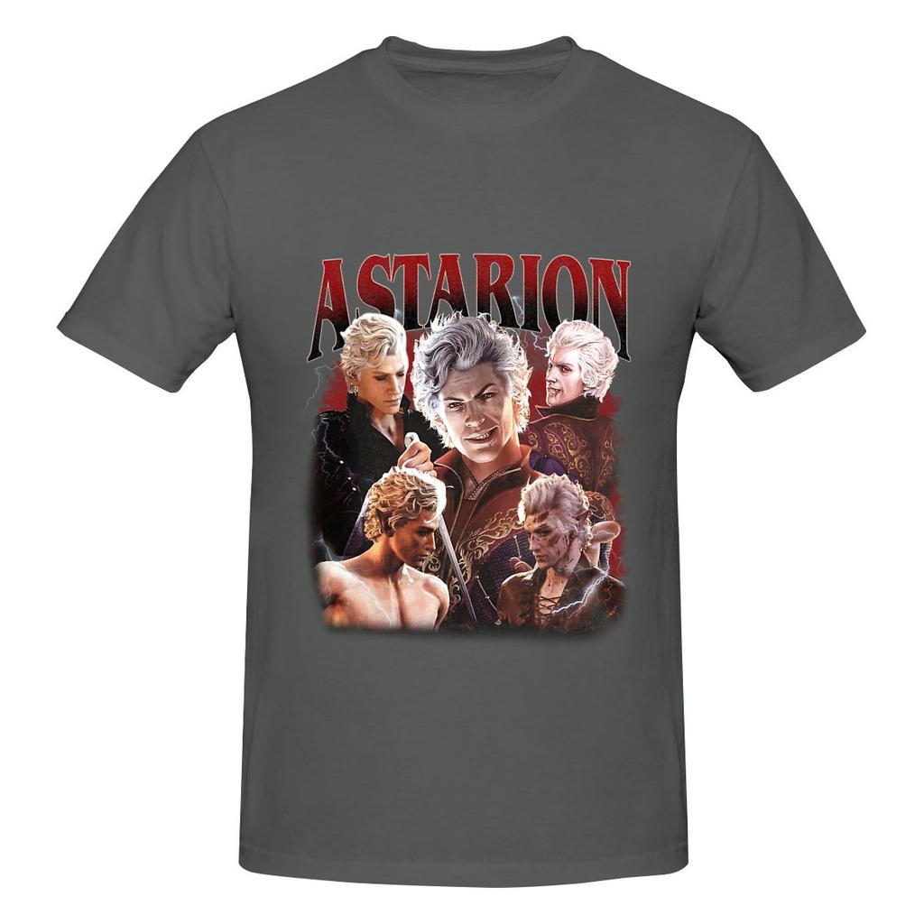 Vintage Astarion Baldurs Gate 3 Delicaat T-shirt Zoet Meisje Meisjesachtig Gevoel Eenvoudige Prints Shirt