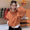 Womens Quilted Hooded Jacket Lightweight Casual Outerwear With Drawstring Hem Loose Fit Winter