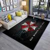 Gioco Sci-Fi Resident Evil, Umbrella Corporation, tappeto morbido, soggiorno di casa, tappetino per sedia da ufficio, zerbino, zerbino tappeto U4