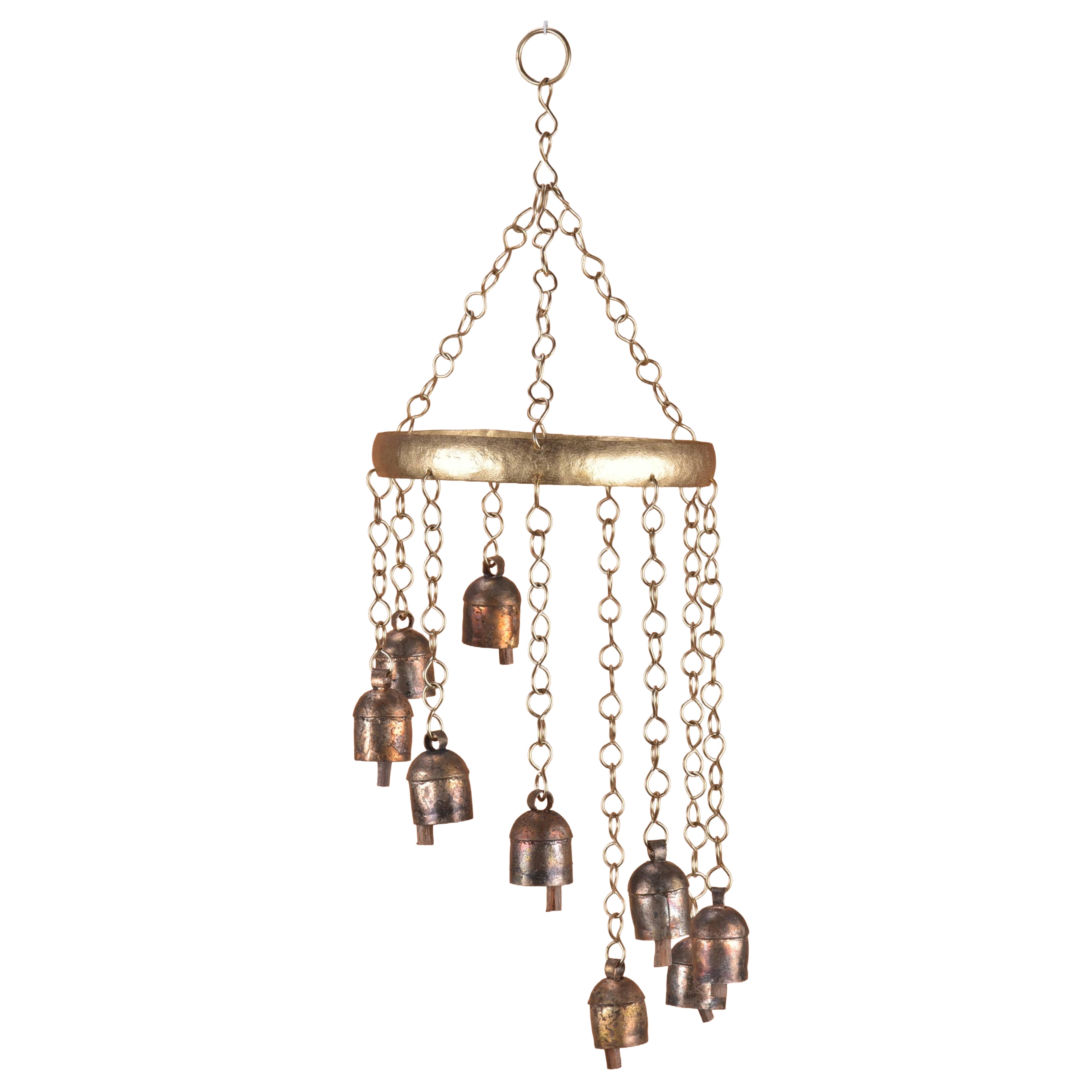 

Деревенские колокольчики для улицы – 18 Металлические подвесные колокольчики ручной работы – Садовый декор для улицы, двора, крыльца, патио – Уличные колокольчики – Бохо-декор