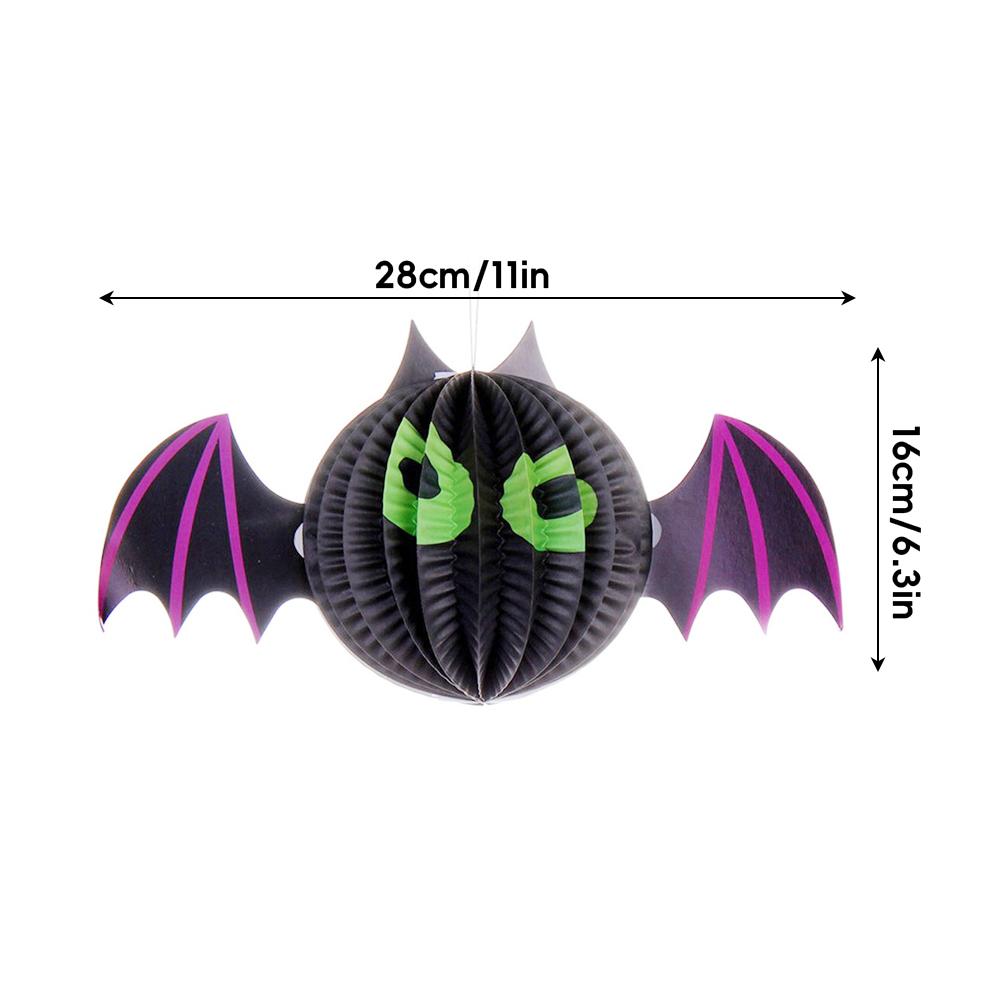 

Halloween Hanging Decor Ghost Witch Spider Pumpkin Paper Lanterns DIY Halloween Hanging Crafts Halloween Porch Ceiling Hangings #07