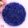 New 2*6.5mm 400pcs/lot Czech Cylindrical Glass Bugle Beads European Seed Long Tube Two Hole Loose Beads for Jewelry Making