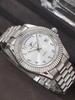 Business quartz watch with Arabic numeral scale date display texture bezel design suitable for both business and leisure