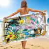 1Pc Eevee Evolution Fantasy Beach Towel, Quick Dry, Multi-Use for Beach Pool Gym Yoga Home Travel, Christmas, Halloween, Xmas Gift Em92842