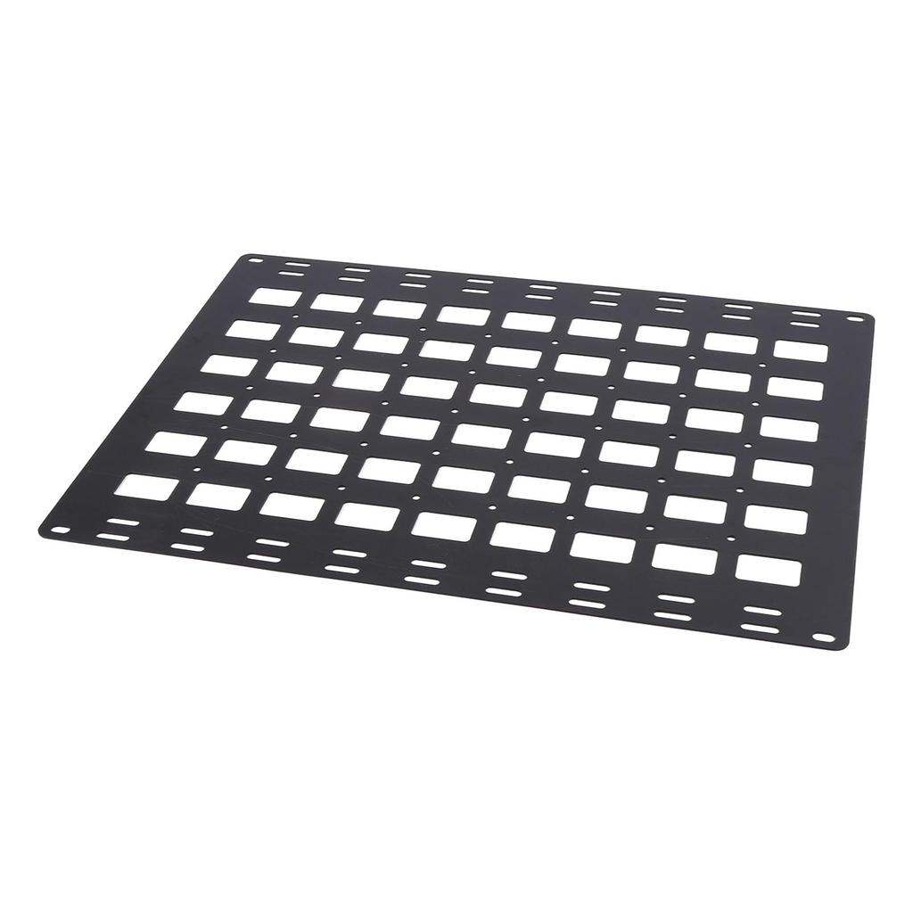 800x600x2mm Truck Bed Panel Fixed Base Stud L Rail Storage Panel Organizer Multi-function