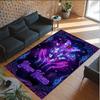 Valentine Love Theme Crystal Velvet Rug Personalized Custom Name Text Soft Floor Mat Home Decor