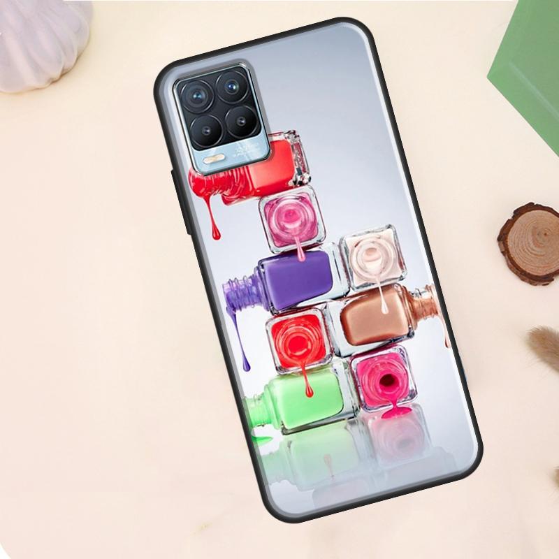 Schöne Nagellack-Emaille-Farbhülle Für Realme C63 C61 C65 C67 C75 C55 C51 C53 C35 C71 11 12 13 14 15 Pro Plus GT6 GT7 Pro
