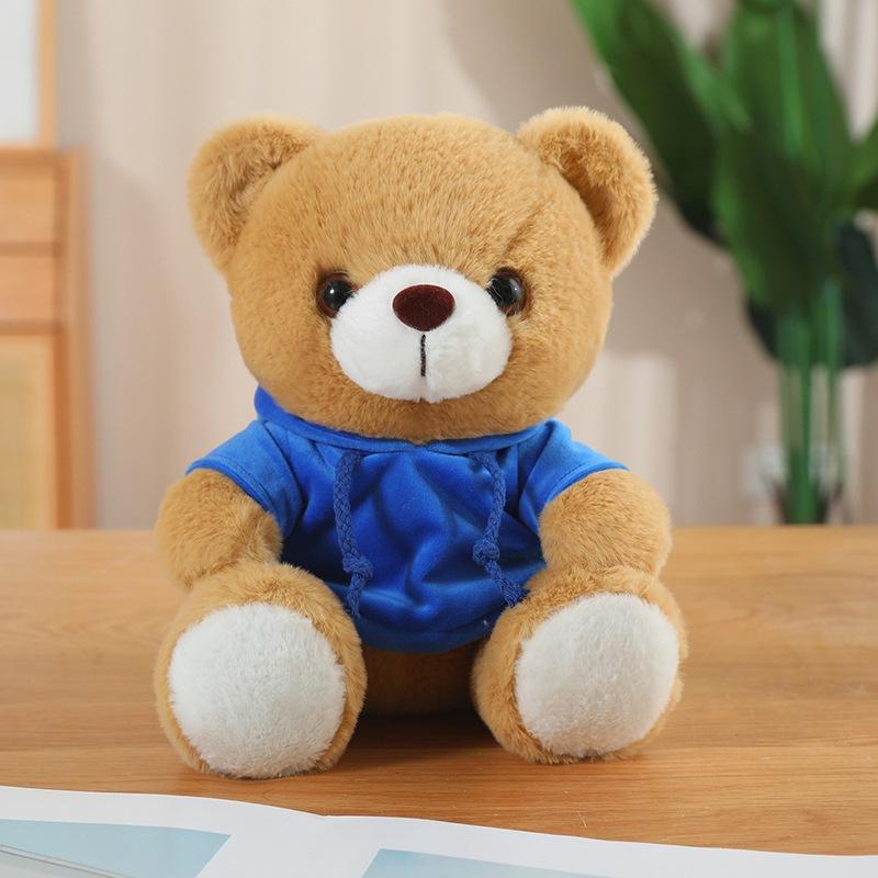 Orso carino vestito orsacchiotto bambola giocattolo di peluche orso da abbracciare bambola bambini bambola di pezza ragazza regalo di compleanno