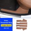 For Mercedes Benz E-Class E300L 2024 Car Door Kick Mat 260L Car Seat Anti-Kick Mats W214 Car Door Sill Strips Protective Sticker