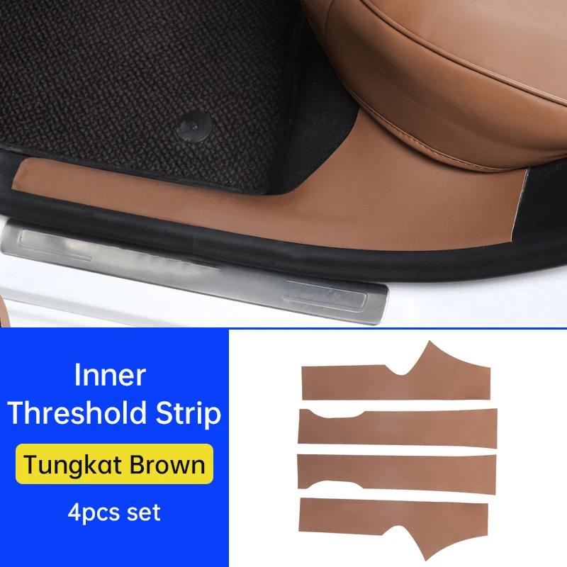 For Mercedes Benz E-Class E300L 2024 Car Door Kick Mat 260L Car Seat Anti-Kick Mats W214 Car Door Sill Strips Protective Sticker