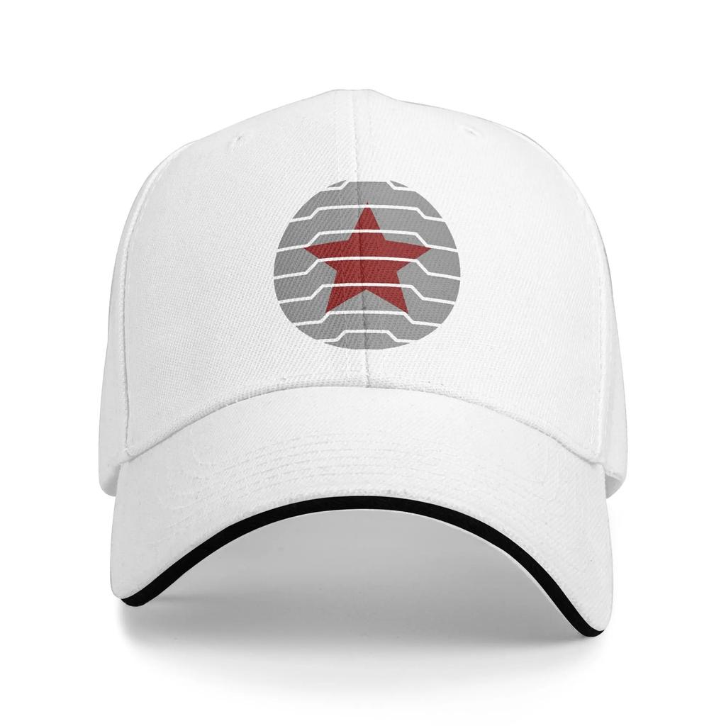 Bucky Barnes Winter Soldier logo  Sandwich Caps Adult HipHopBaseball Cap Hat Adjustable Polyester Racing Cap Summer Caps