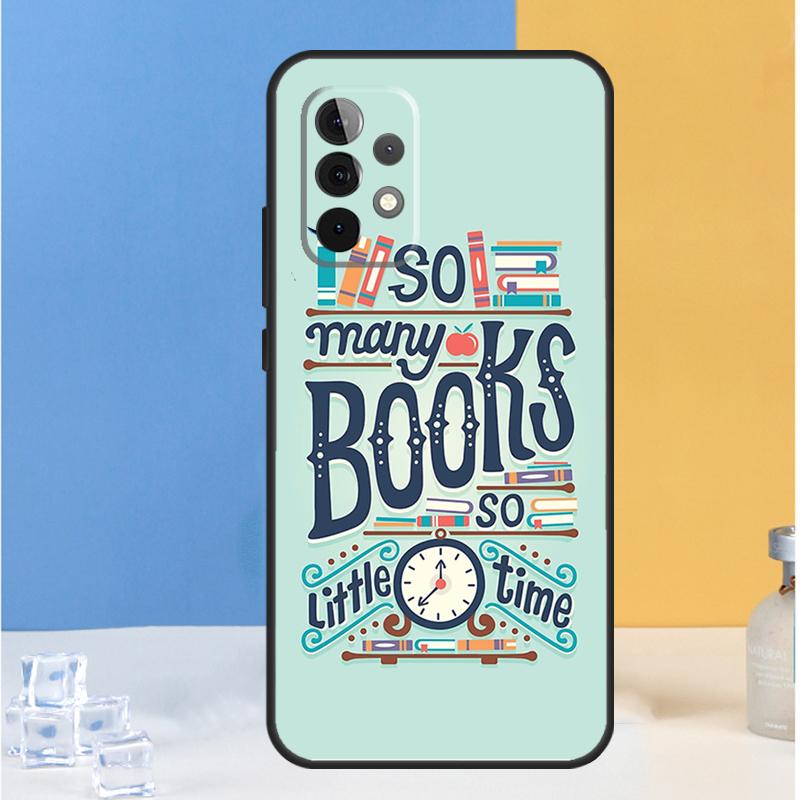 Read Books illustration For Samsung Galaxy A16 A26 A36 A56 A13 A33 A53 A05 A06 A54 A34 A14 A32 A52 A55 A35 A15 Case