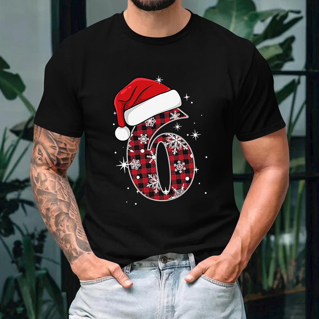 Camiseta de manga corta con cuello redondo y estampado de moda para mujer