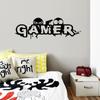 Gamer Wall Sticker for Boy Children's Room Decoration Mural Art Decals Wallpaper Cartoon Game Room Stickers