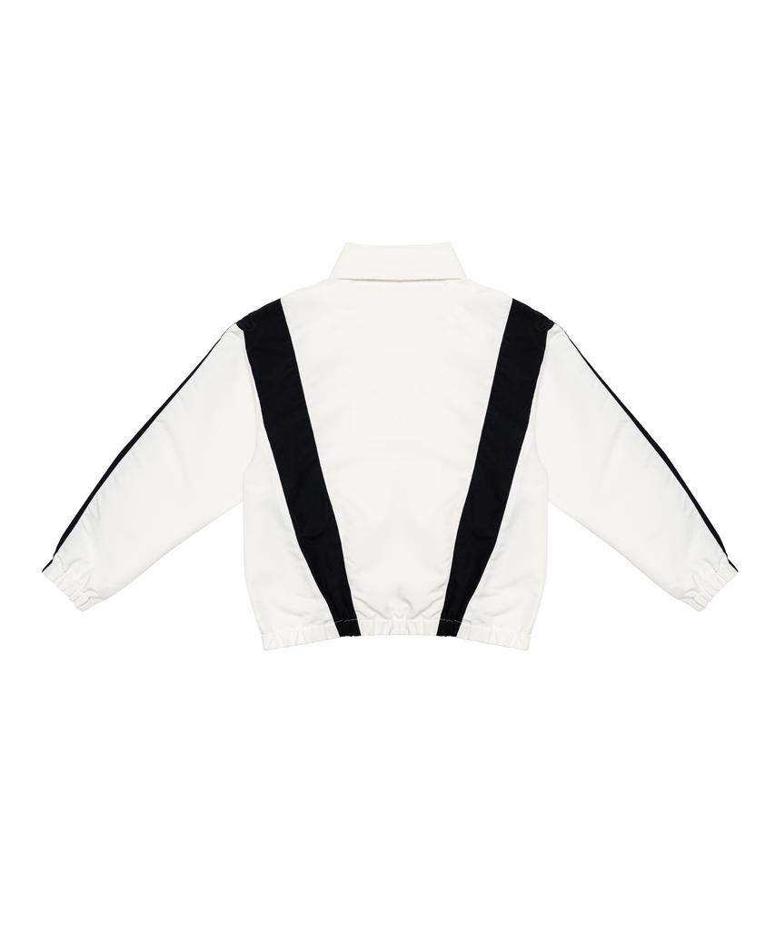 Wildrock Sporty Nylon Taslan Color Block Jacket_White