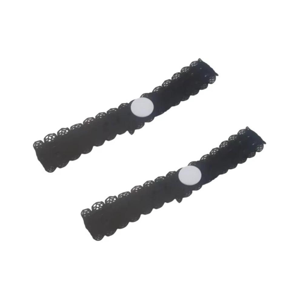 2Pcs Elastic Shirt Sleeve Holders Lace Stretch Cuff Fasteners Fashion Shorten Sleeve Length
