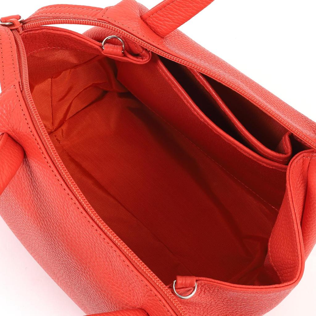 Shrink Leather Handbag with Less Noticeable Scratches Coral 78781 [Kitamura] 2-way Z-0637 Women's [Pink]