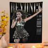 Beyonce Super Singer Anime Tapestry Indian Buddha Wall Decoration Witchcraft Bohemian Hippie Wall Hanging Sheets