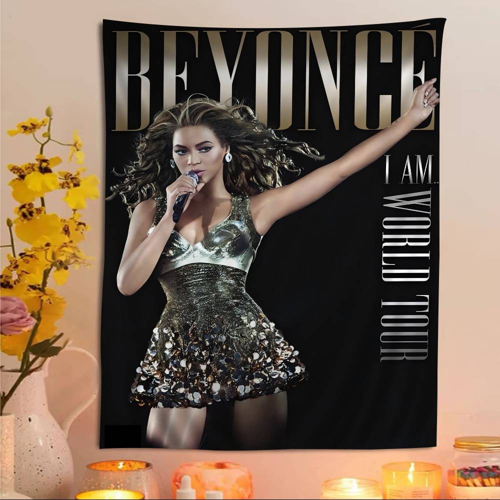 Beyonce Super Singer Anime Tapestry Indian Buddha Wall Decoration Witchcraft Bohemian Hippie Wall Hanging Sheets