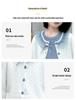 Girls' Spring and Autumn 2025 Korean-Style Knit Sweater & Skirt Set