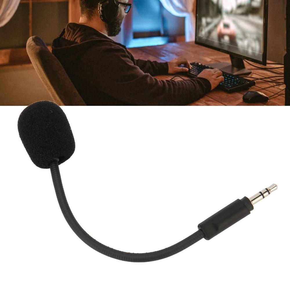 3.5mm Plug Game Headset Microphone Mic Replacement for Logitech G735 for Video Games
