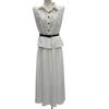 Sleeveless Top & Skirt Set - French Style Summer Fashion, Slim & Elegant Design