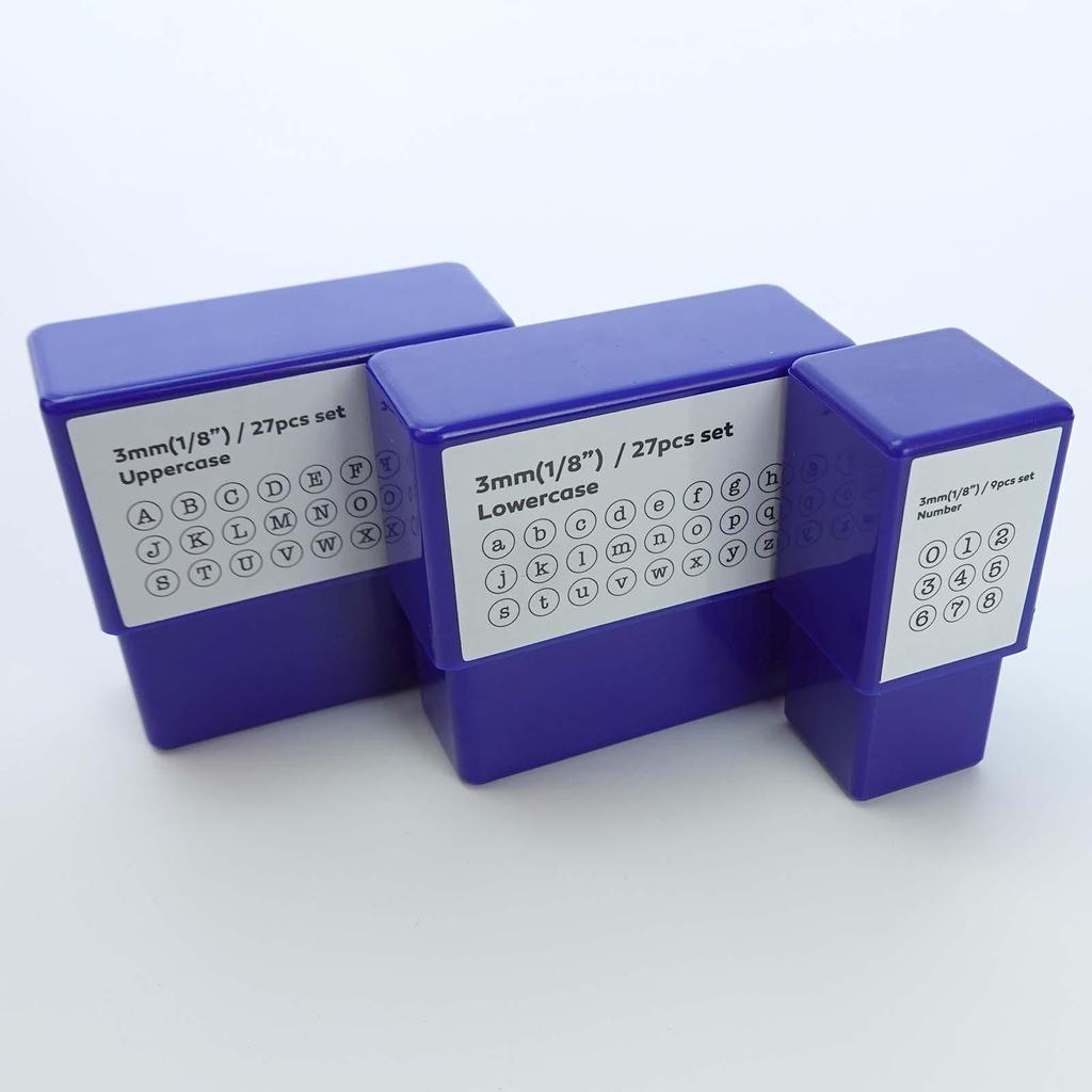 Metal Stamping Tool Kit Embossing Jewelry Making Jewelry Craft Stamping Punch Set for Steel Paper