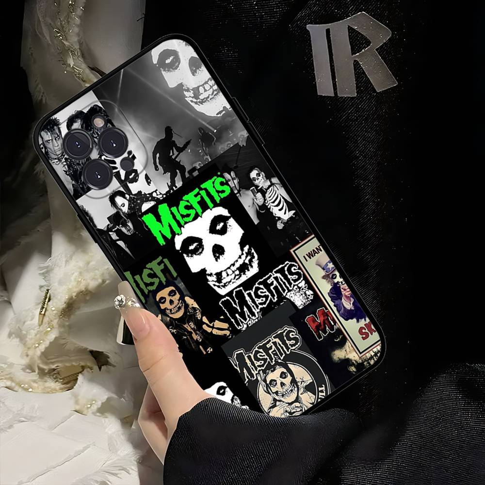 The M-Misfits G-Glenn Danzig Phone Case For IPhone 16 Pro Max 15 17 Plus 14 13 12 Mini 11 Black Cover