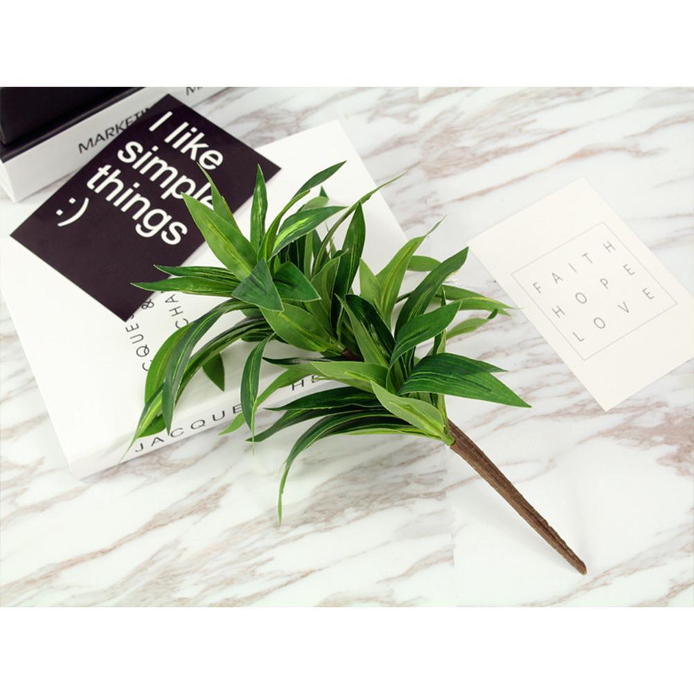 Simulation Bamboo Palm Plants Ornaments For Indoor Outdoor Wedding Landscaping Home Office Artificial Flowers Decoration