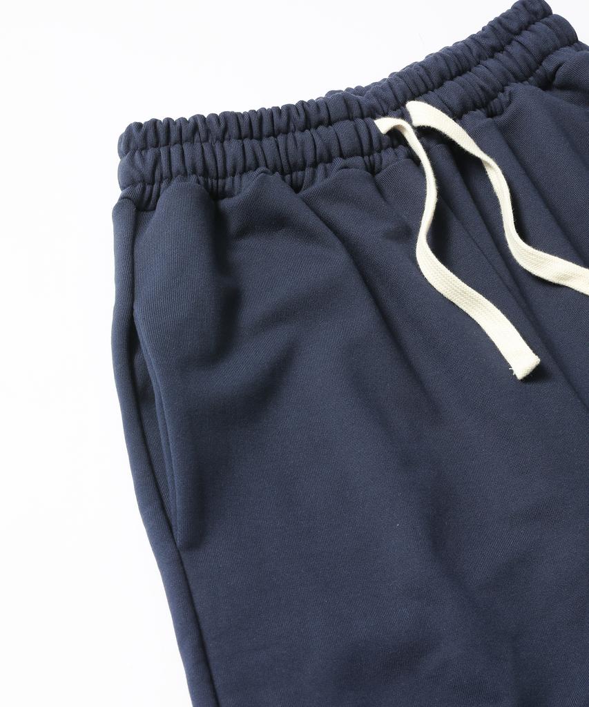 Ssieichisagongsa Wide Baggy Sweat Pants Navy