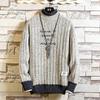 sweater New Winter Striped Turtleneck Sweater