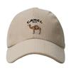 Kamel Mirage Print Baseballkappe Weiche Gemütliche Cordmütze Tägliche Lässige Verstellbare Snapback-Kappen Sport Wandern Väterkappen