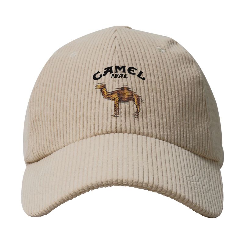 Kamel Mirage Print Baseballkappe Weiche Gemütliche Cordmütze Tägliche Lässige Verstellbare Snapback-Kappen Sport Wandern Väterkappen