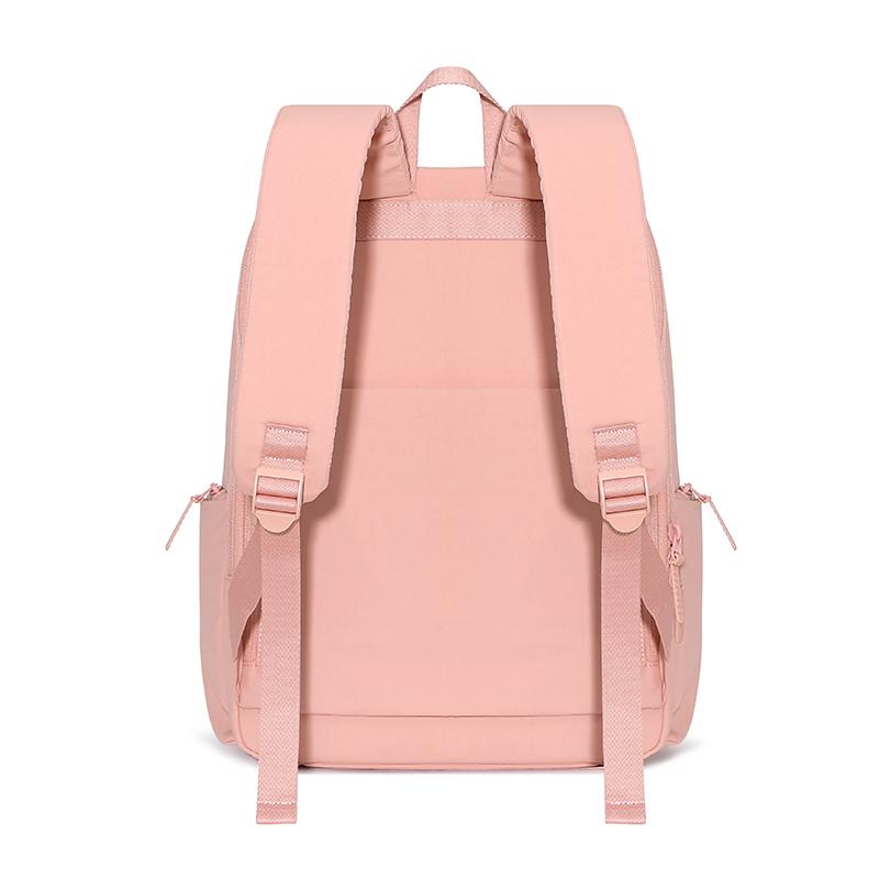 Nylon Backpack Solid Color Large Capacity Backpack