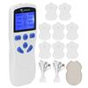 Muscle Stimulator Portable Electronic Pulse Massager with 8 Pads for Pain Relief TherapyUS Plug 100 240V