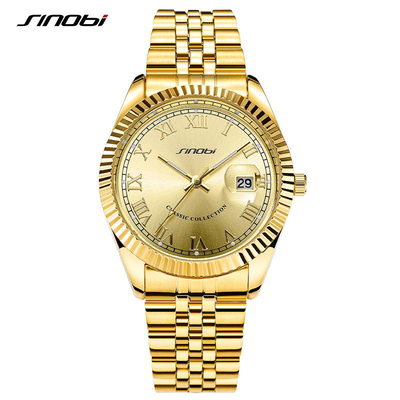 Men S Watch Business Steel Belt Waterproof Men S Watch Quartz Watch Watch 9862
