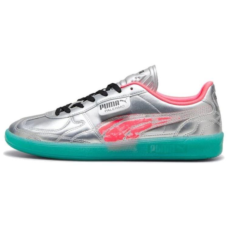 Puma Palermo NewGenFooty  Silver Sparkling Green  Men s 398151-01 EU 39