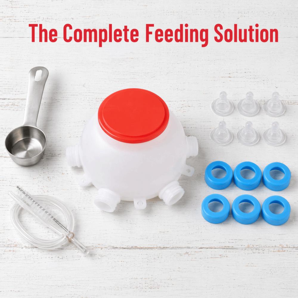 13 Pcs Set 2.6 Quart Lamb Milk Bottle Thickened Piglet Feeder Bottle  Young Livestock
