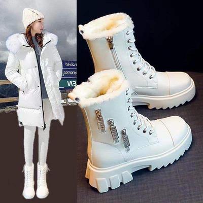 Winter Snow Boots for Women Casual High-top Shoes Warm Womens Sneakers Platform Ankle Boots Plus Size