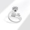 Adjustable Enamel Spinning Butterfly Ring For Women Anxiety Relief Stress Reducing Rotatable Fidget Jewelry Gift