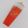 W89C 11pcs/set Professional Detail Paint Brush Fine Pointed Tip Miniature Brushes For