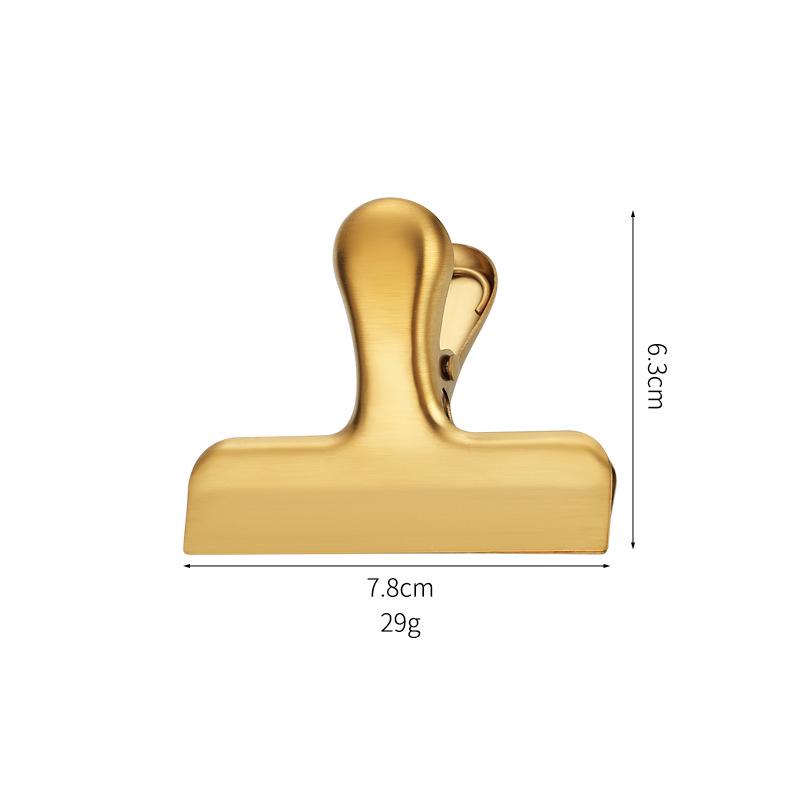 Stainless Steel T-Type Kitchen Food Sealing Clip - Moisture-Proof Freshness and Snack Bag Clip