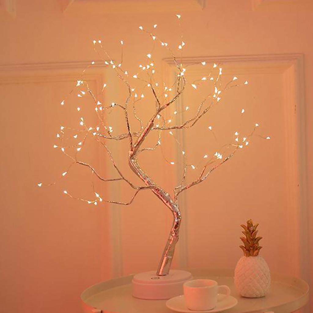 36/108LED Pearl Pearl Copper Touchscreen Light Tree Night Light Decor