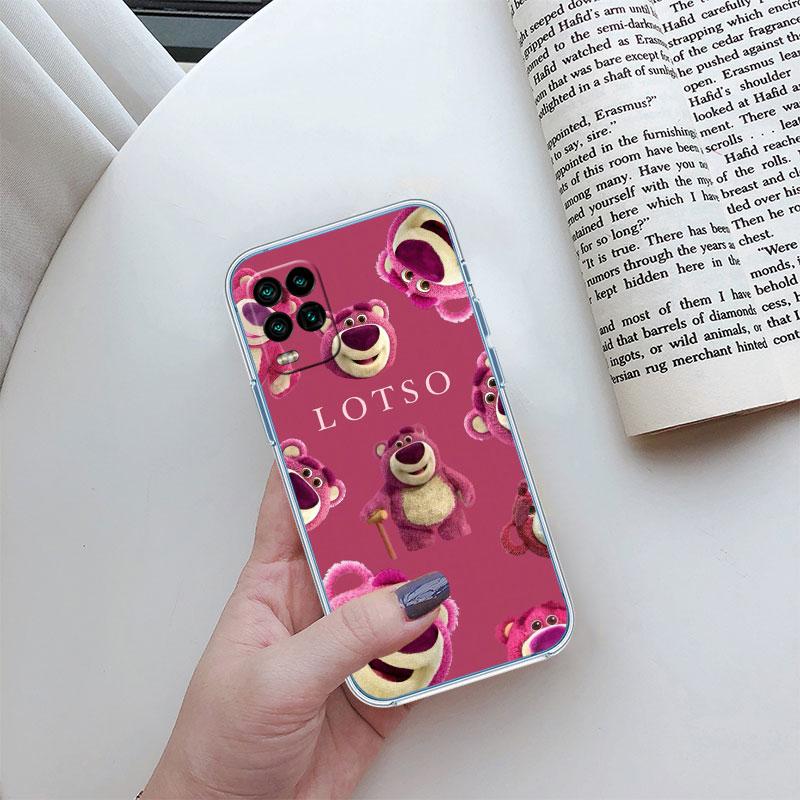 Disney Lotso Transparent Phone Case for LG K22 K30 K40 K40S K41 K42 K50 K50S K51 K51S K52 K61 K62 K71 K92 Q61