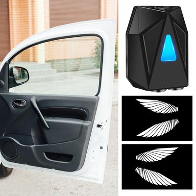 Autotürleuchten Logo Projektor Logo Leuchten für Autotüren Dynamische Birne mit Engelsflügel Schatten Kein Bohren Für Männer Frauen Innenraum
