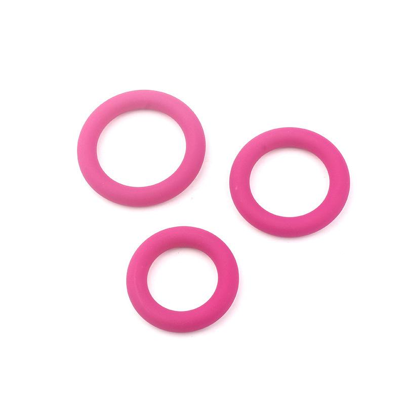 3 Sizes Silicone Penis Cock Rings Male Delay Ejaculation Scrotum Testis Restraint Adult Game Sex Toys for Men Gay