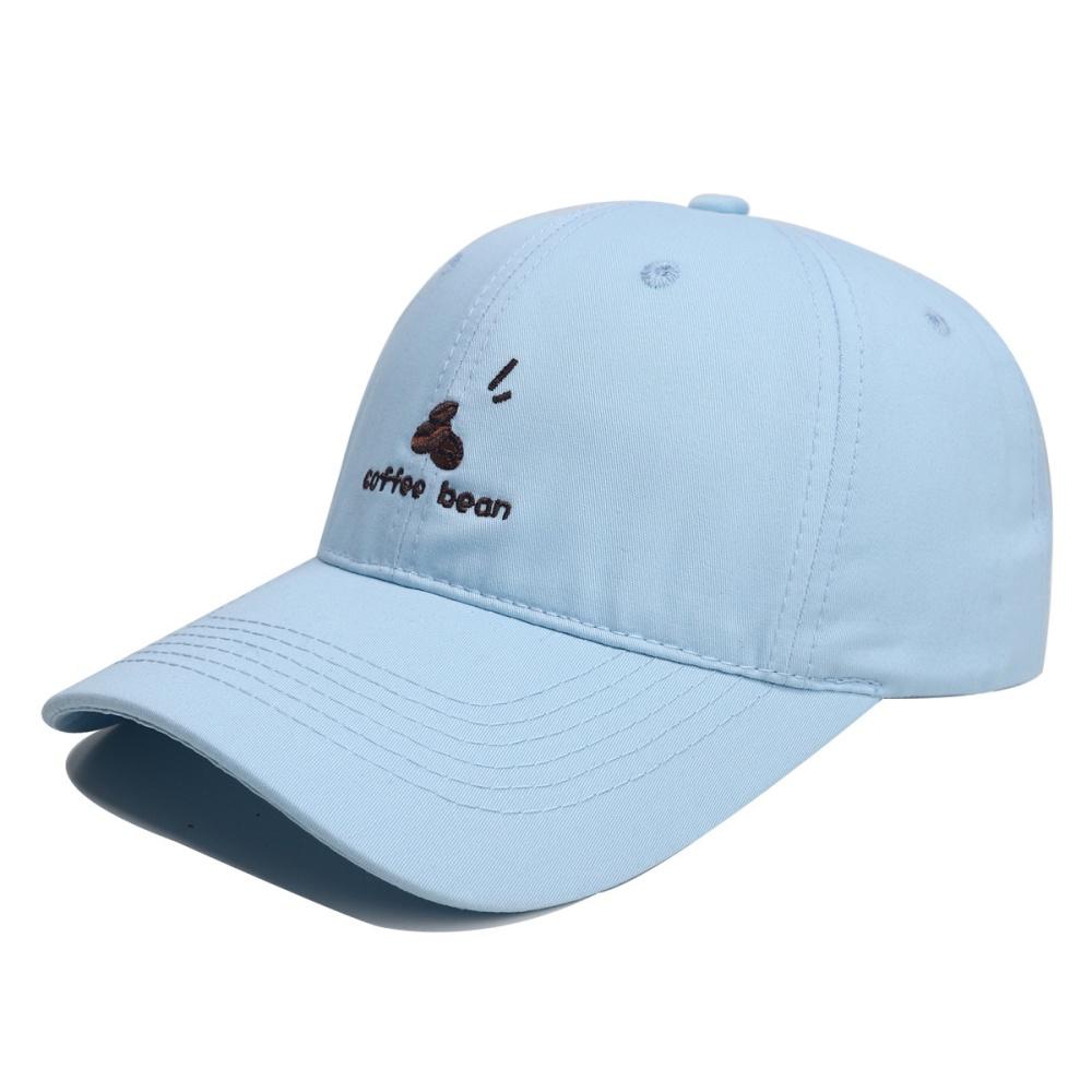 Baseball Cap Men's /Women's Dome Hat Soft Top Cap Summer Casual Sun Protection Letter COFFEE BEAN Hat Adult Caps Streetwear